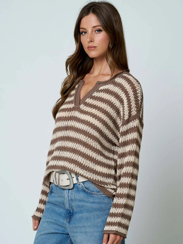 Paula Stripe Sweater