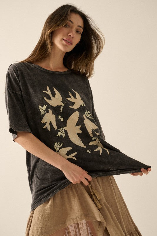 Soaring Vintage Print Tee
