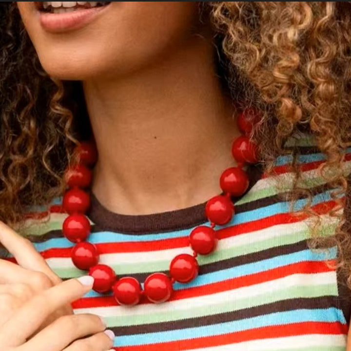 Boho Beaded Necklace
