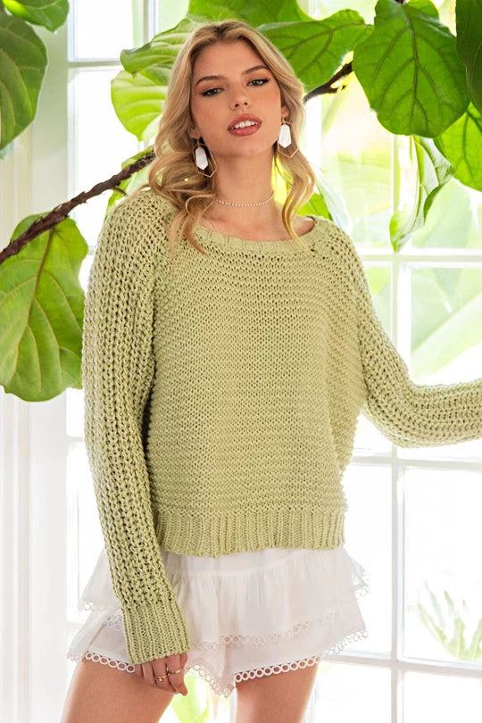 Courtney Crochet Sweater
