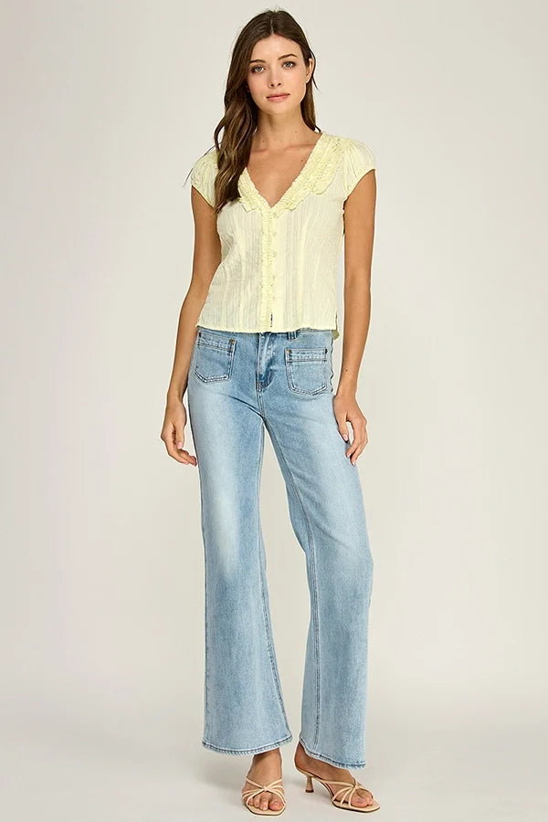 Astrid Ruffle Blouse