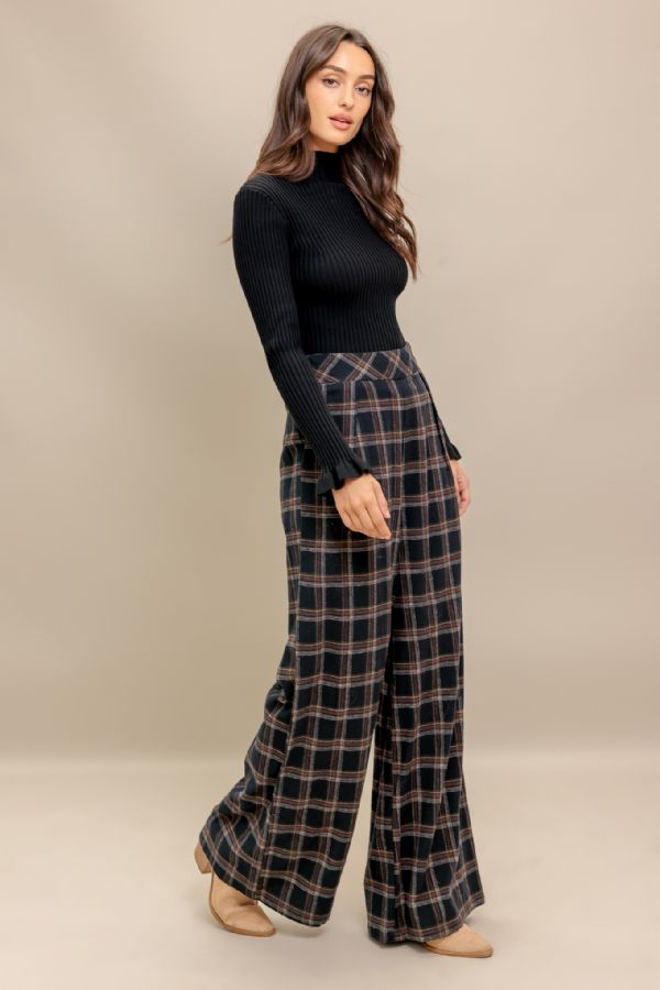 Late Sunday Plaid Pants
