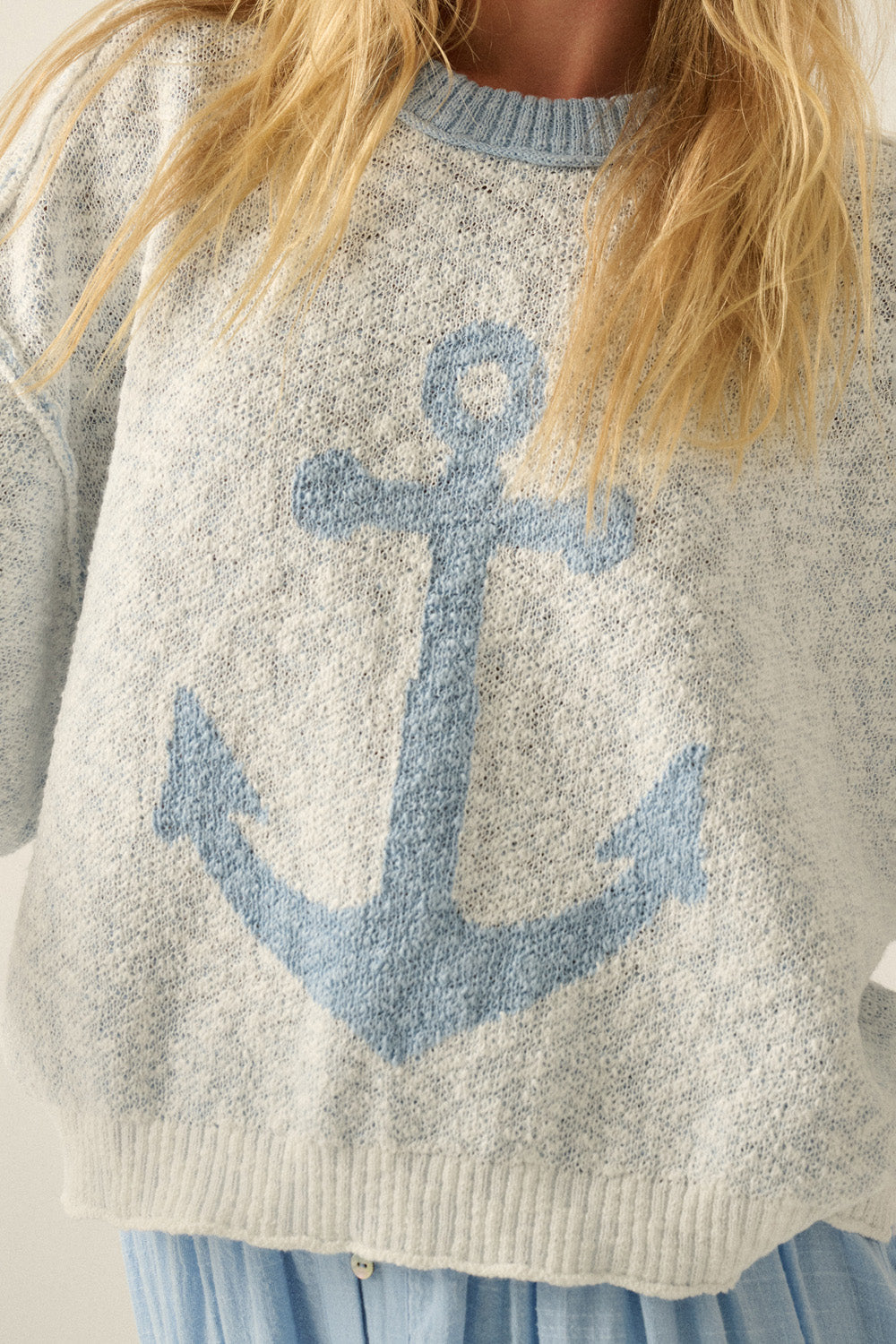 Anchor Sweater Top