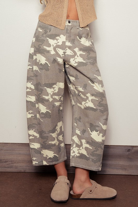 Winona Camo Print Jeans