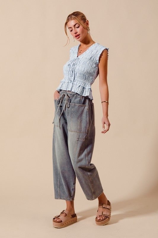Rebel Wide Leg Denim