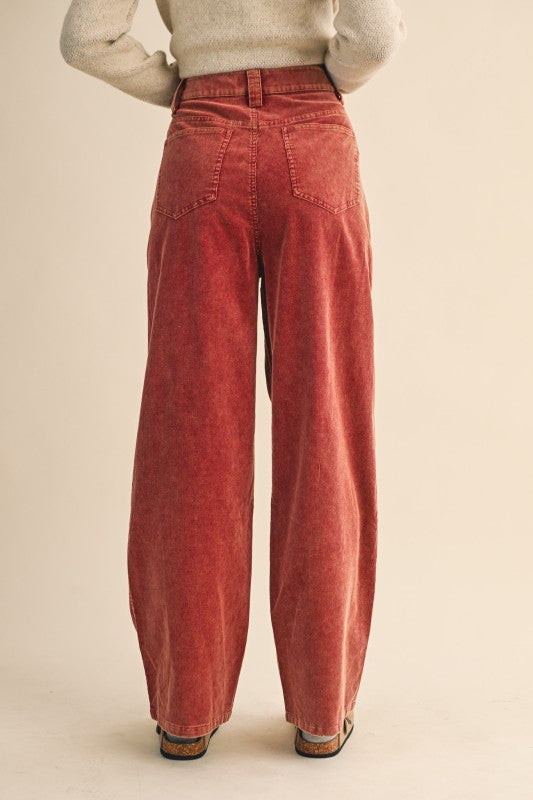 Tate Corduroy Wide Leg Pants