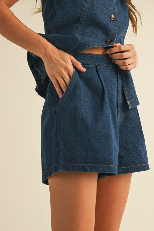 Vienna Pleated Shorts
