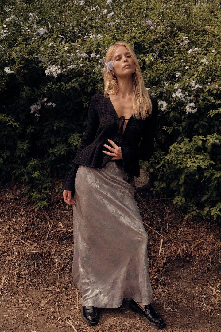 Darla Satin Maxi Skirt