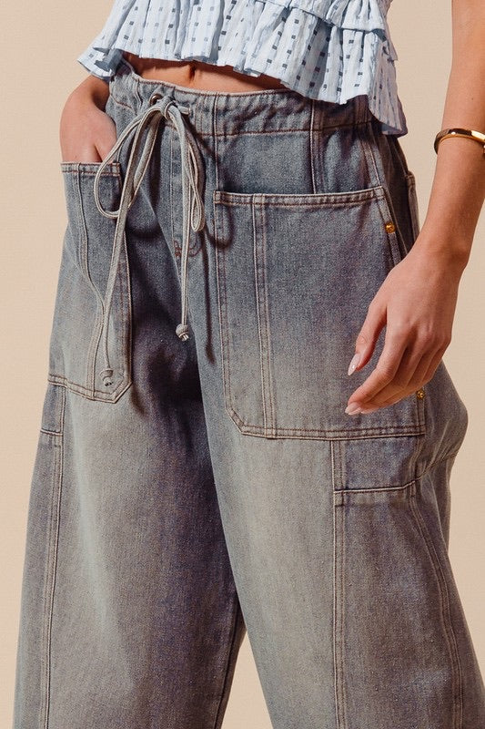 Rebel Wide Leg Denim