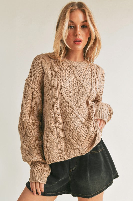 Harlow Cable Knit Sweater