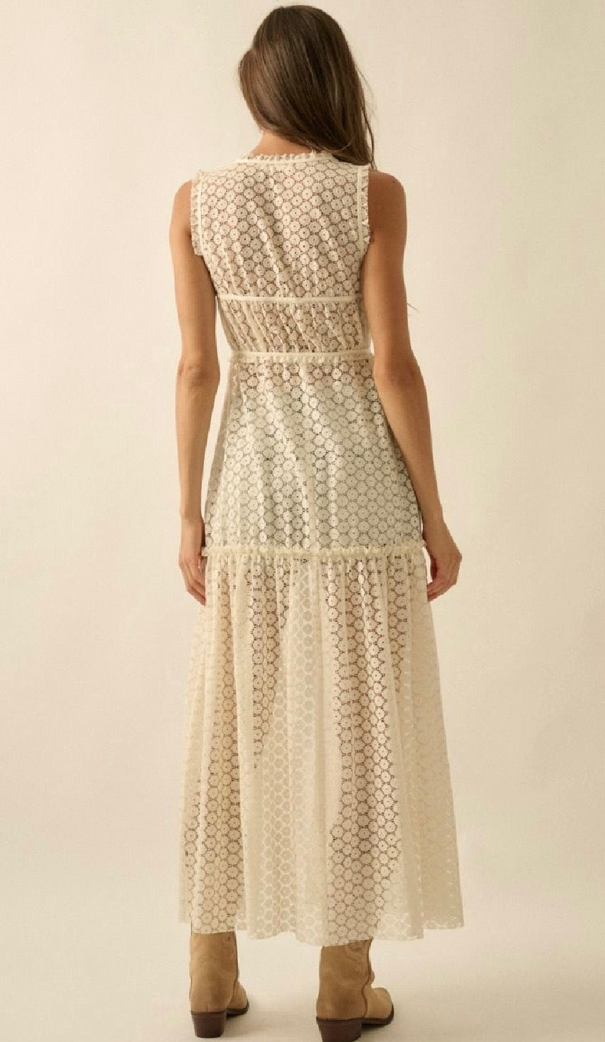 Isabella Tie Front Maxi Top