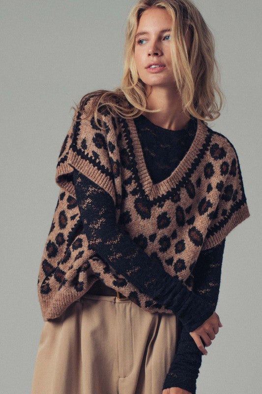 In The Wild Leopard Vest