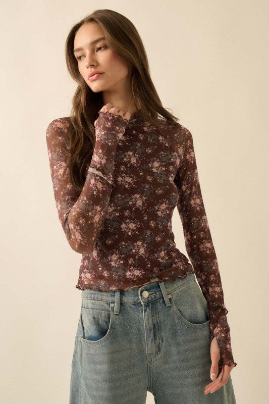 Date Night Mesh Top
