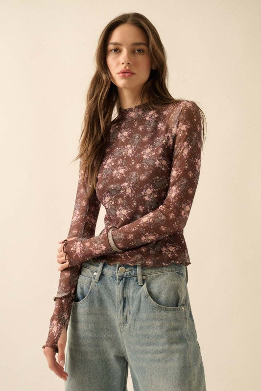 Date Night Mesh Top