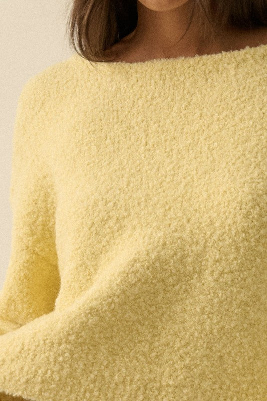 Etta Bubble Sleeve Sweater Butter