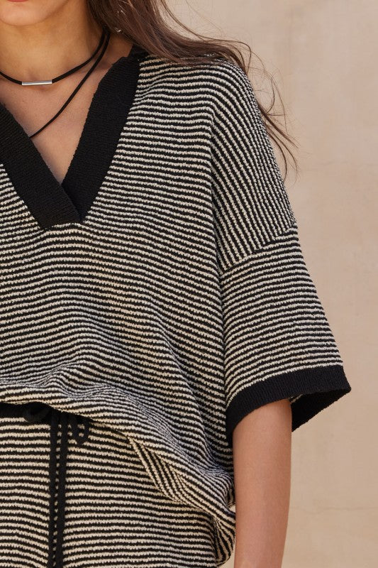 Amanda Ribbed Knit Top