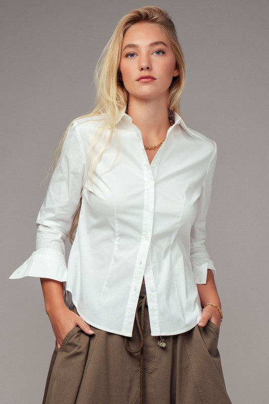 Rowe Button Down Top