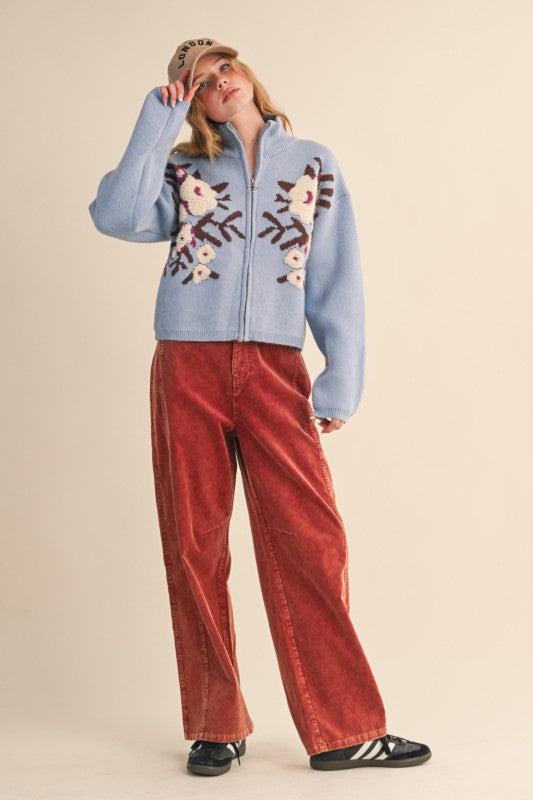 Tate Corduroy Wide Leg Pants