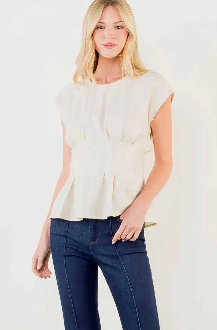 Fawn Pintuck Top