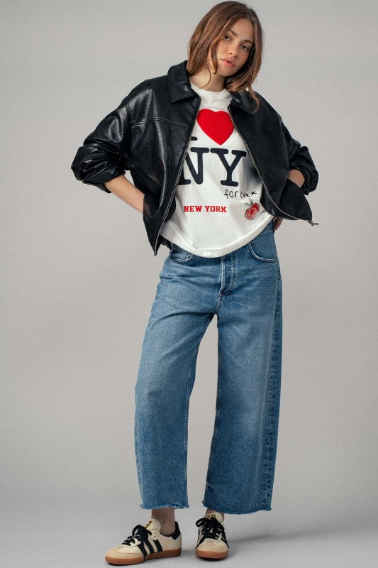 Juju Wide Leg Denim Jeans