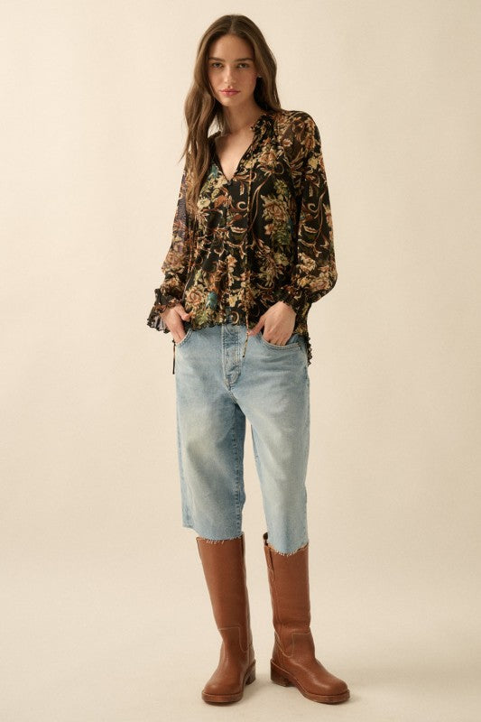 Mandy Floral Top