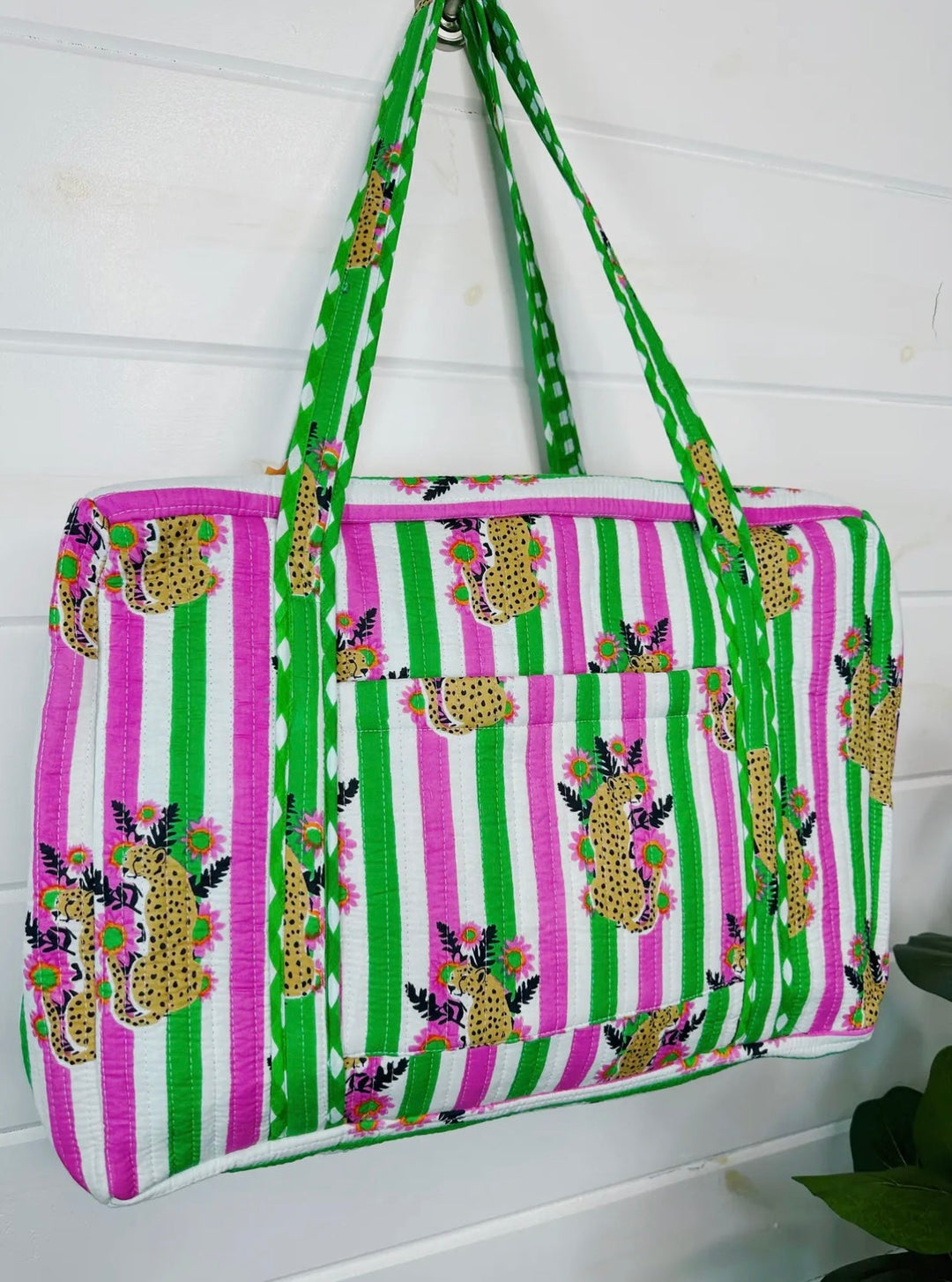 Jaguar Quilted Weekender Bag