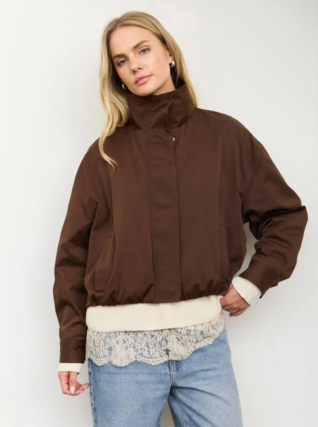 Roberta Funnel Neck Jacket