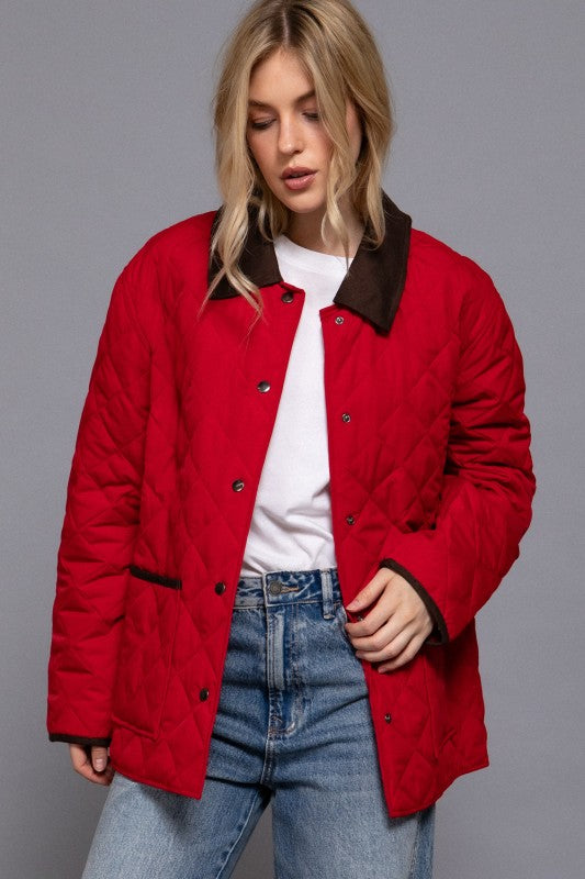 Audrey Quilted Barn Jacket