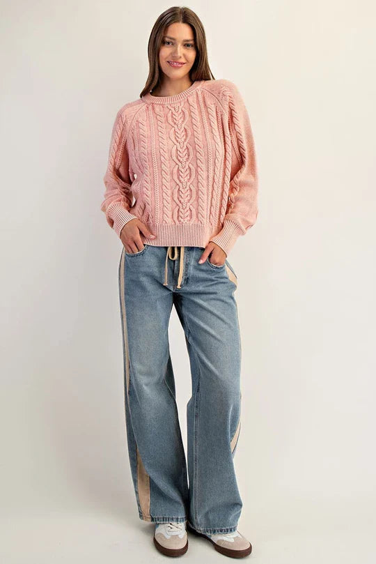 Amber Cable Knit Sweater