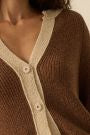 Jasmine Lightweight Contrast Cardigan