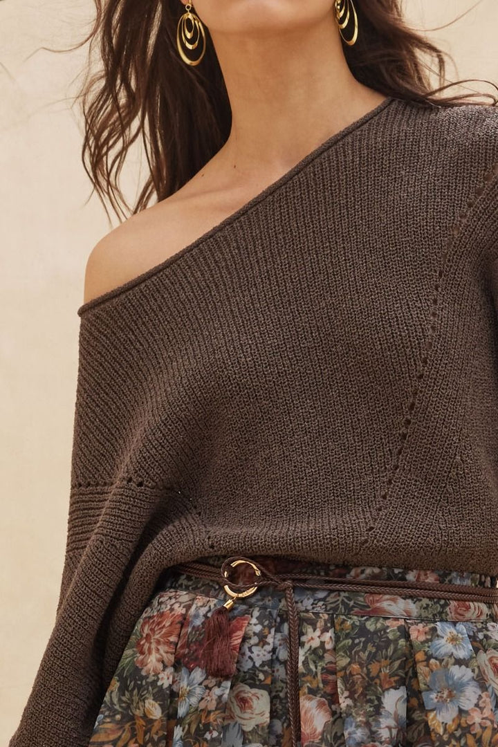 Olivia Ribbed Knit Sweater