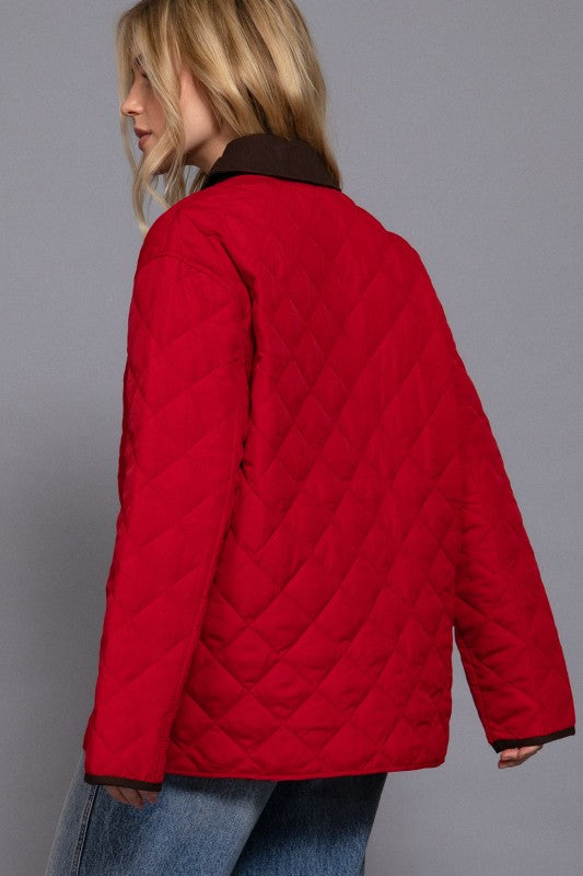 Audrey Quilted Barn Jacket