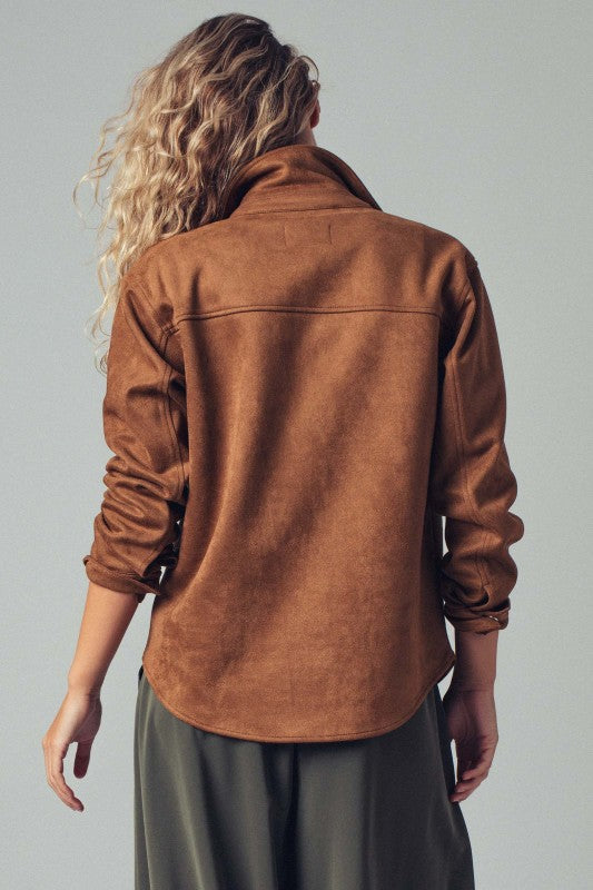 Cove Faux Suede Shacket