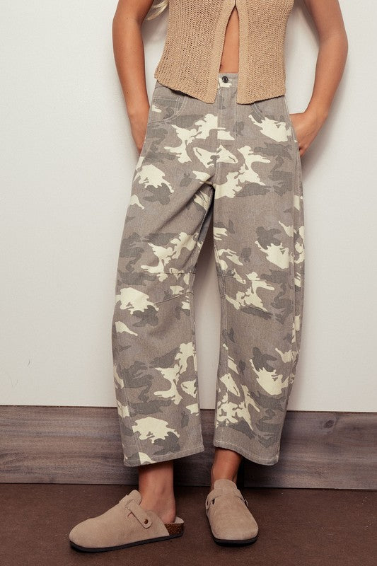 Winona Camo Print Jeans