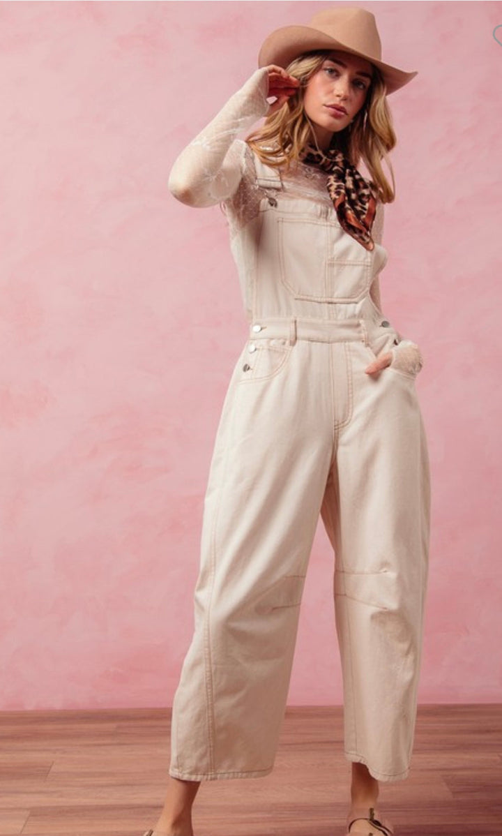 Vintage Barrel Overalls