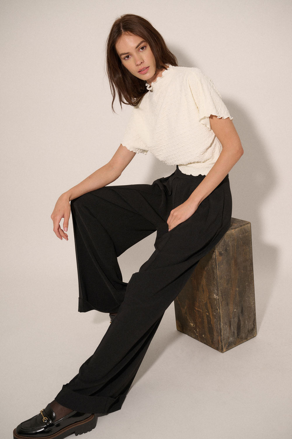 Nia Pleated Trouser
