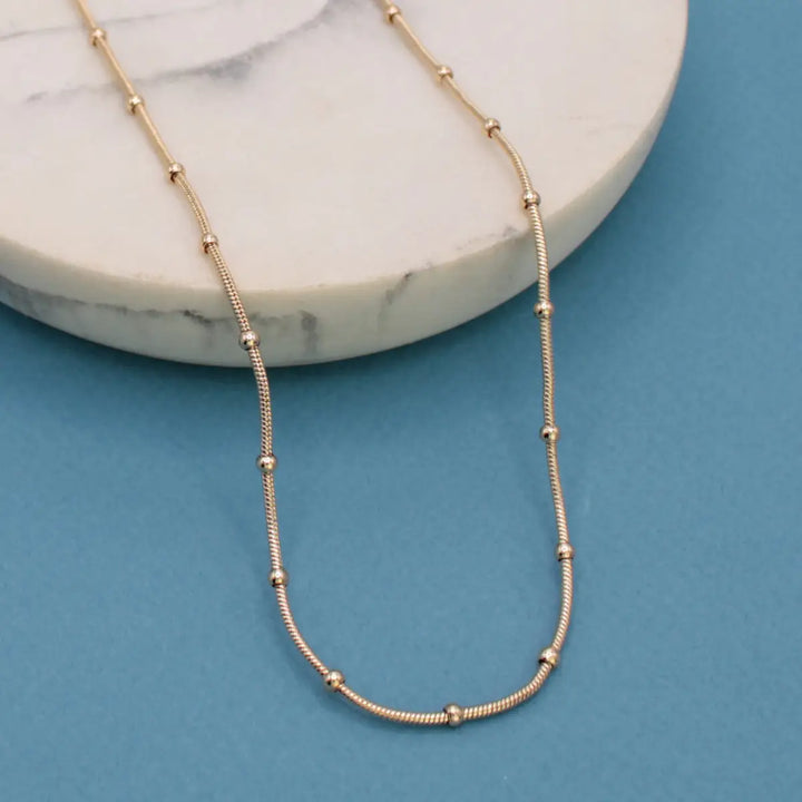 Chain Bead Necklace