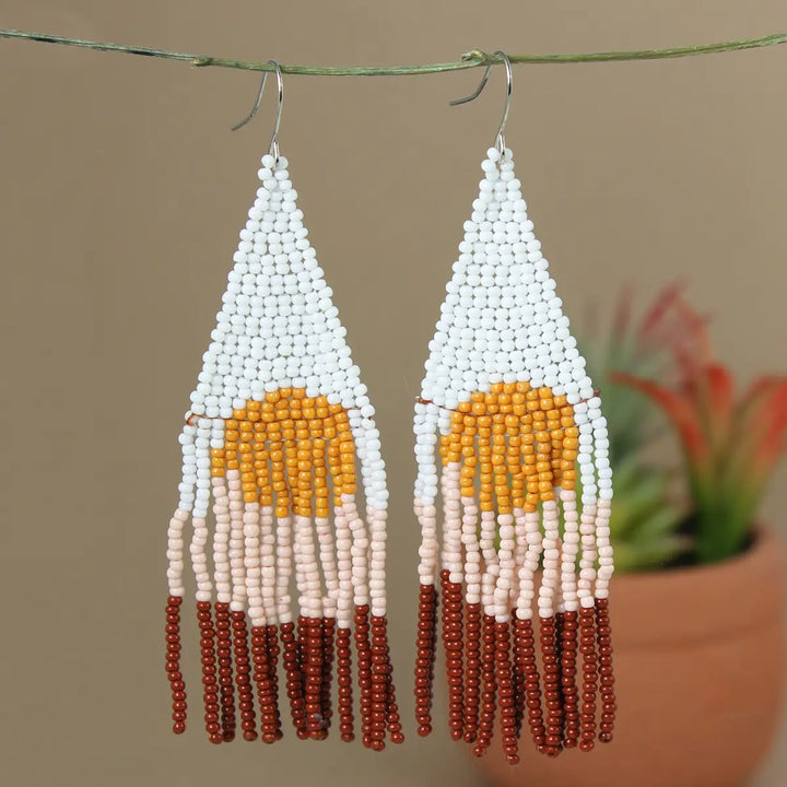 Desert Sunrise Bead Earrings