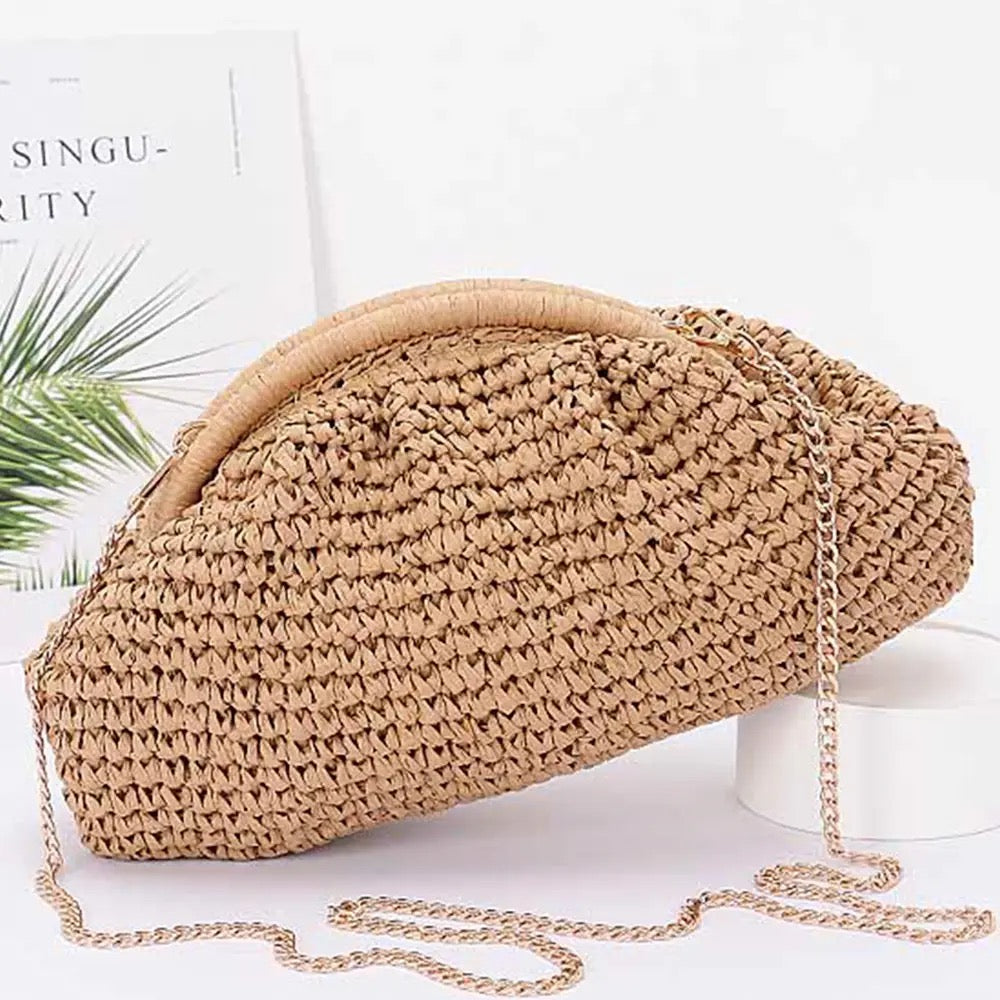 Braided Clutch Crossbody