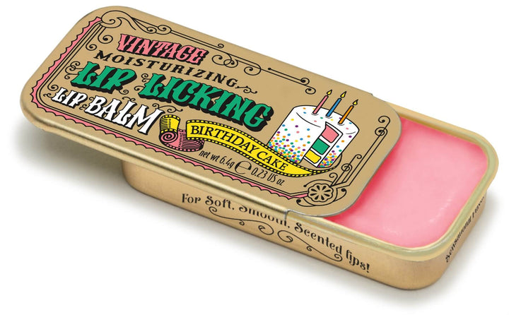 Vintage Lip Tin - Birthday Cake