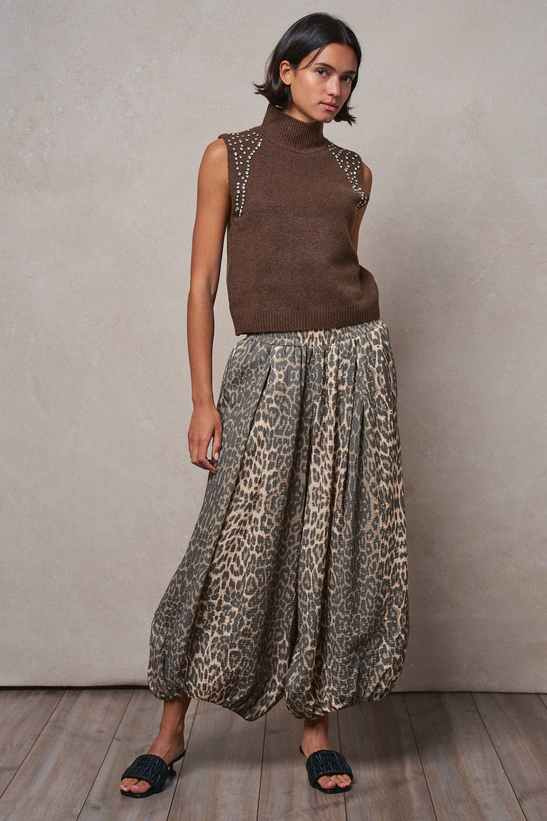 Cory Leopard Balloon Pants