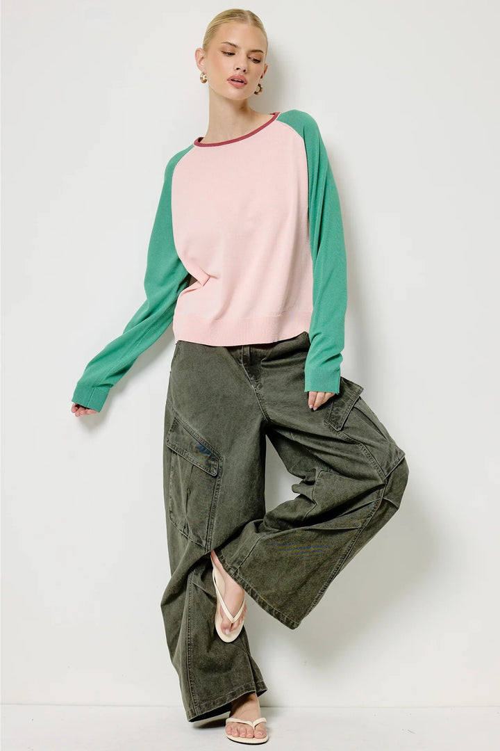 Sally Colorblock  Sweater