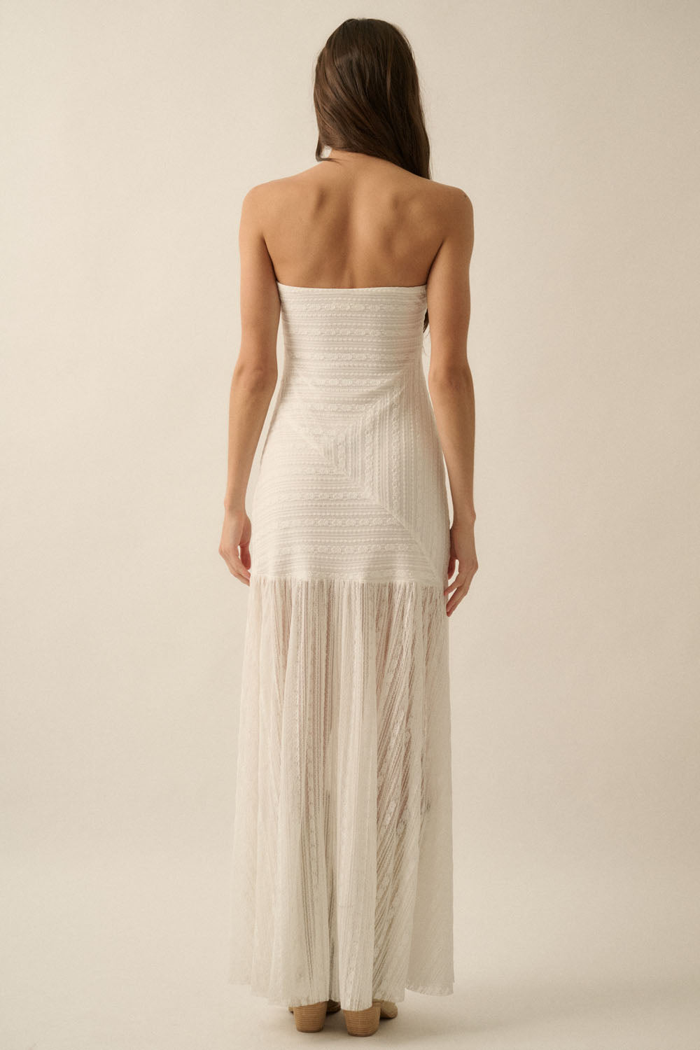 Wanda Strapless maxi Dress