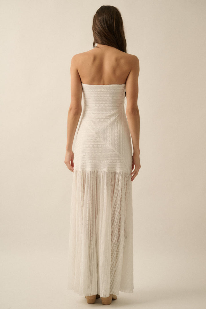 Wanda Strapless maxi Dress