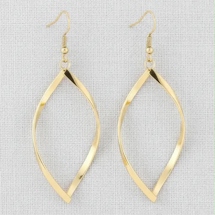 Twisted Drop Earrings