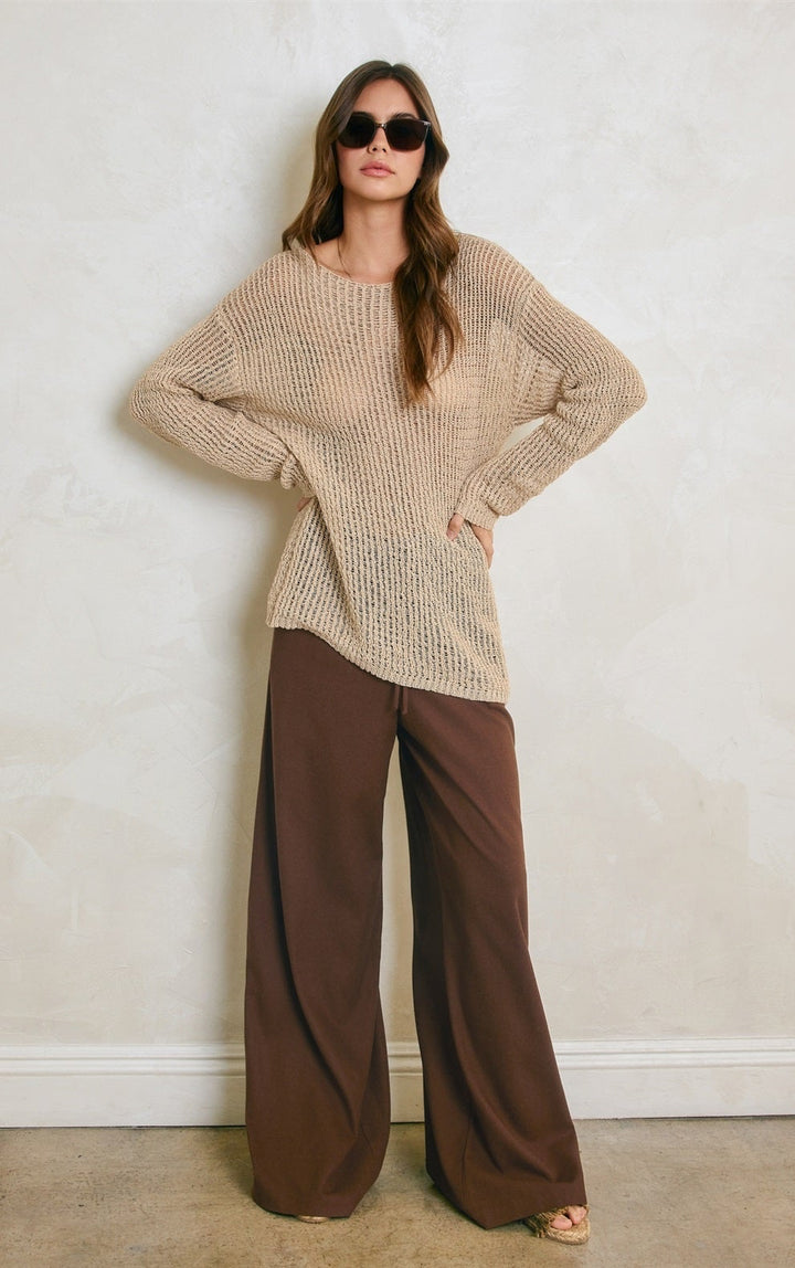 Ramona Open Knit Sweater