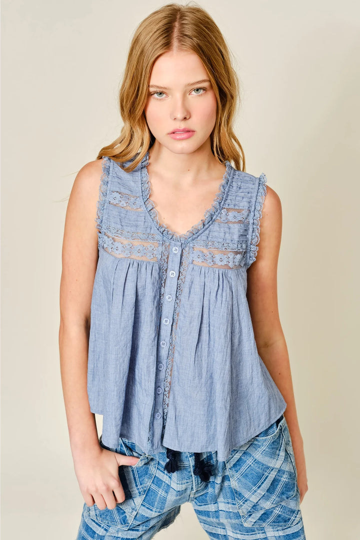 Heidi Ruffle Top