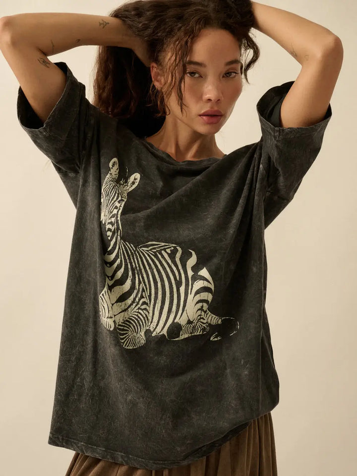 Zebra Vintage Tee