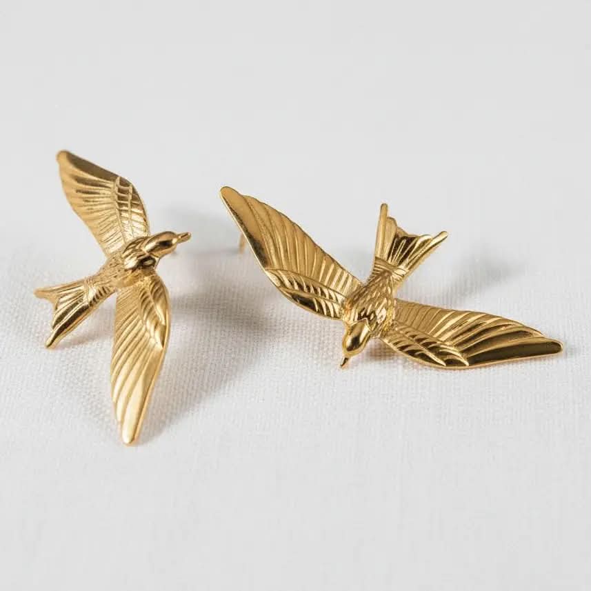 Bird Design Earrings