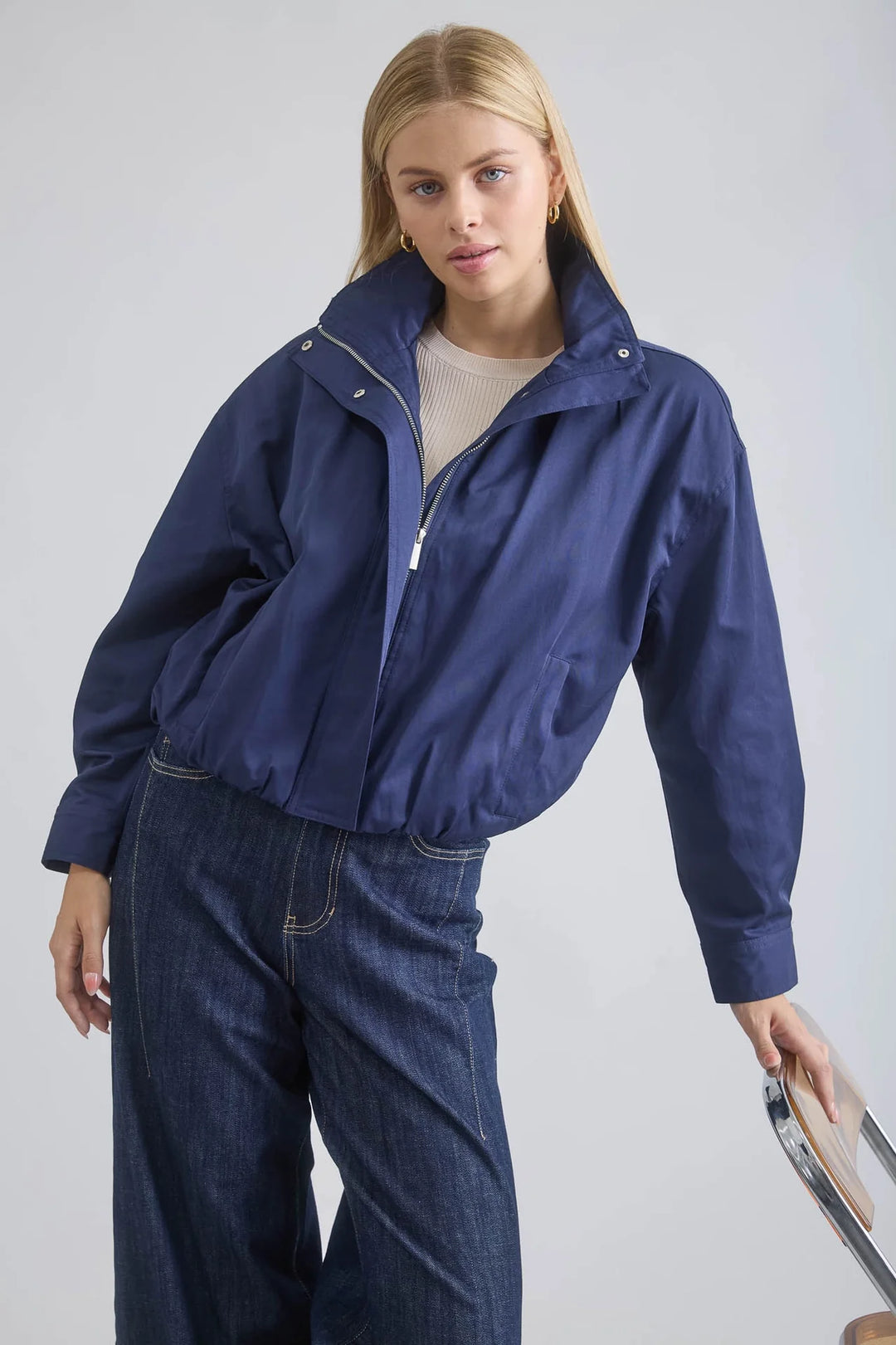 Roberta Mock Neck Jacket